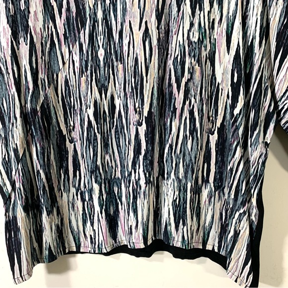 2/$35 Minus Watercolor Stripe Popover Bea Blouse - Picture 4 of 11